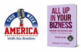 Julianna Newland, author of All Up In Your Bizness, featured on This Week in America with Ric Bratton